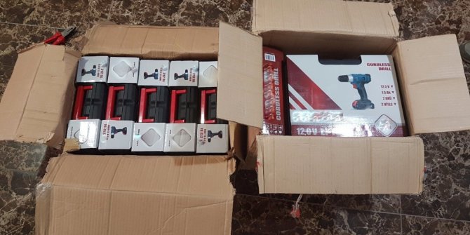 Matkap kutusunda uyuşturucu hap sevkiyatına operasyon