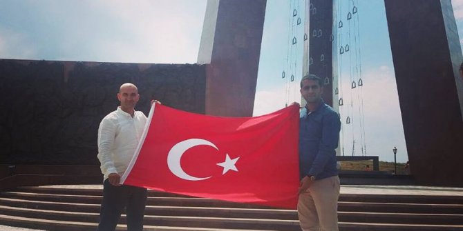 Ülkü Ocakları İl Başkanı Emrah Yılan Türkistan gezisinde