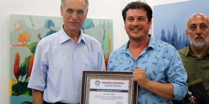 Akçaabat’ta plastik sanatlar çalıştayı sergisi