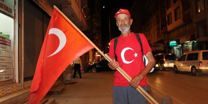 Şehit Eren Bülbül için Maçka’ya yürüyor