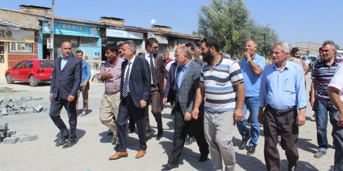 Vali Elban sanayi sitesinde incelemede bulundu