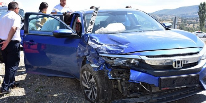 Tosya’da trafik kazası: 1 yaralı