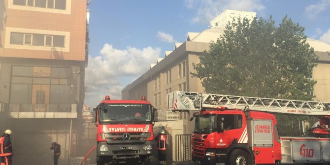 Başakşehir’de korkutan yangın