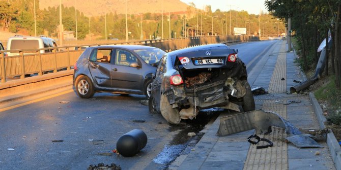 Başkent’te trafik kazası: 2 yaralı