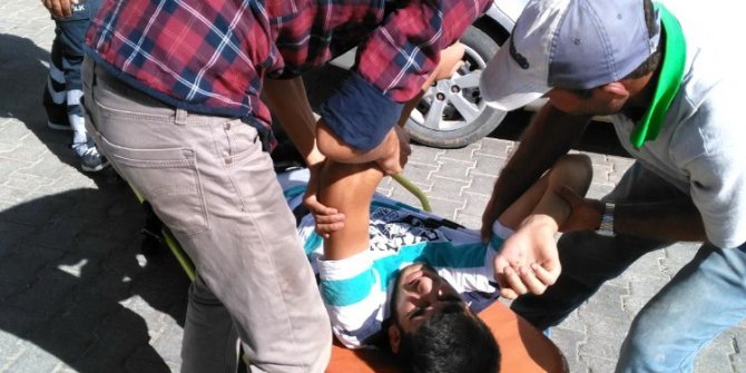 Otomobil ile bisiklet çarpıştı: 1 Yaralı