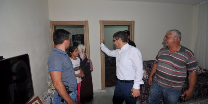 Kaymakam Çetin’den muhtaç kadına ziyaret