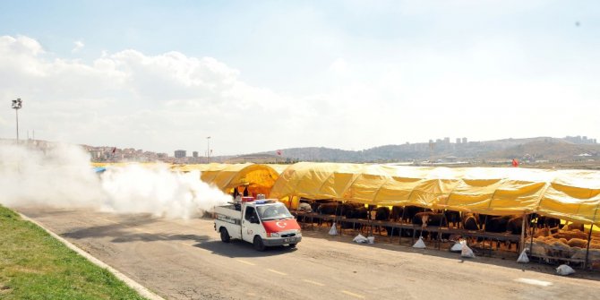 Keçiören’de kurban çadırları tertemiz, hijyenik