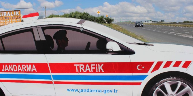 Çerkezköy’de jandarmadan ‘maketli’ denetim