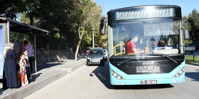 Erzurum’da Bayramda toplu taşıma ücretsiz