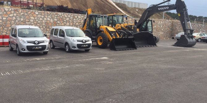 İl Özel İdaresi’ne yeni makine ekipmanı