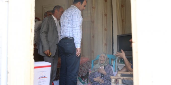 Çiftçi, güzel evim projesinin çalışmalarına katıldı