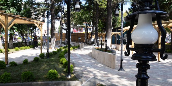 Cemalettin Köklü parkı büyük ölçüde tamamlandı