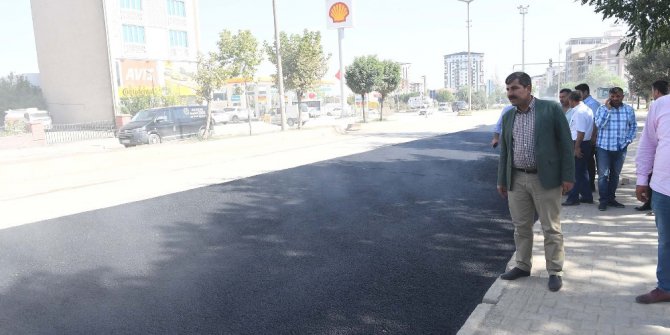 Muş’ta geçici asfalt çalışması