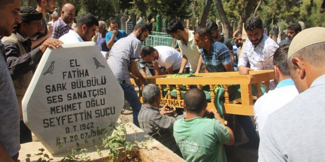 Şanlıurfalı ses sanatçının eşi son yolculuğuna uğurlandı