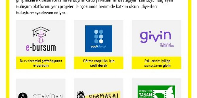 Buluşum’da 10 sosyal girişime 375 bin TL’lik kaynak sağlandı