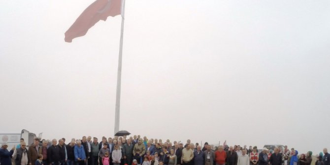Doğu Karadeniz yaylaları Türk Bayrağı ile donatıldı