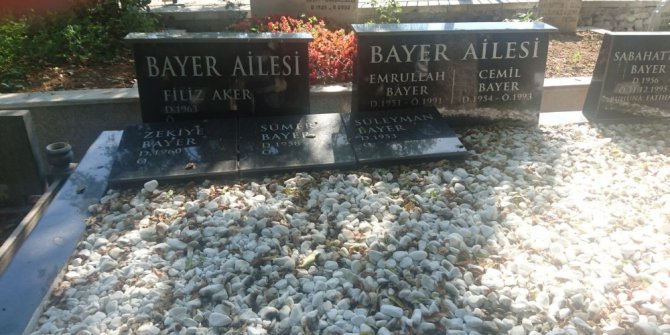 Filiz Aker’in kendisi için hazırlattığı mezarlık görüntülendi