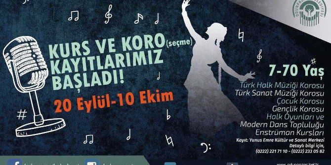 Odunpazarı’nda Kurs Ve Koro Kayıtları Başladı