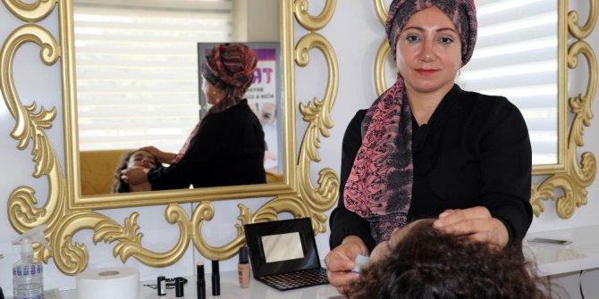 Çocukları için dişini tırnağına taktı, hayalini kurduğu iş yerini açtı