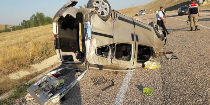 Sivas’ta trafik kazası: 1 ölü, 5 yaralı