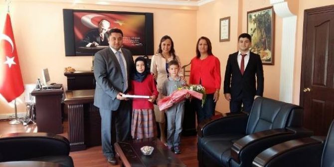 Yenipazarlı Miniklerden Kaymakam Erkol’a Ziyaret