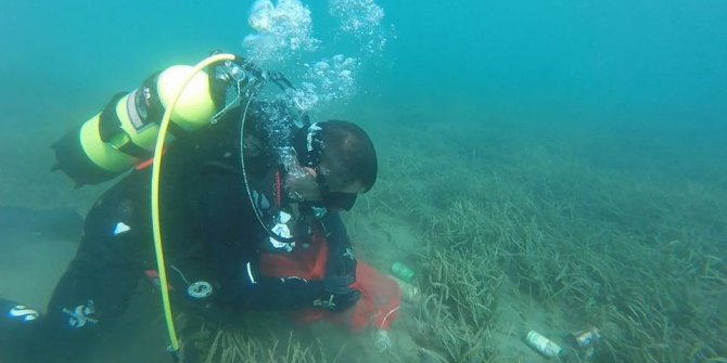 İtfaiye deniz temizledi