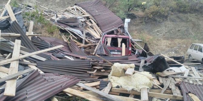 İskilip’te Fırtınanın Ardından Hasar Tespit Çalışmaları Başladı