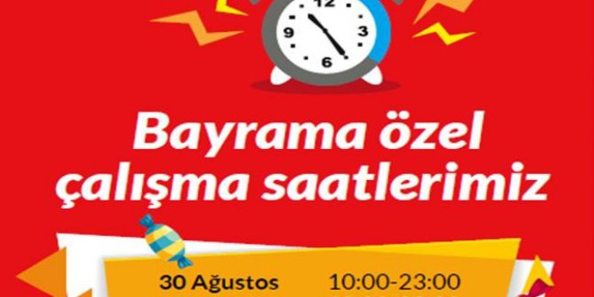 Meysu Outlet bayram saatlerini uzattı