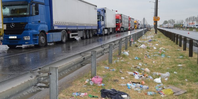 Kapıkule çöplüğe döndü