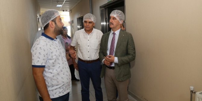 Başkan Şirin’den bayram öncesi aşevinde inceleme