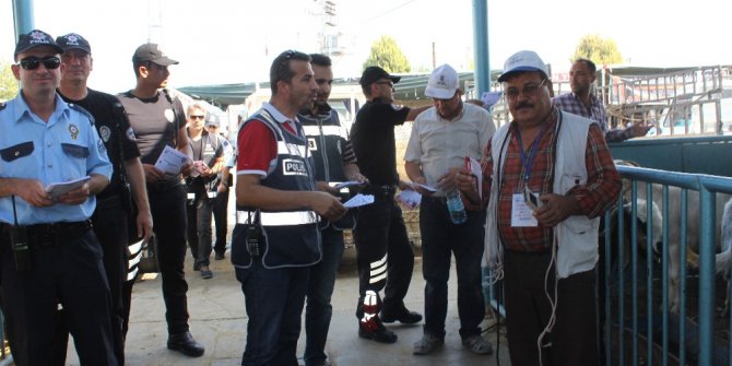 Sahte paraya karşı broşürlü uyarı