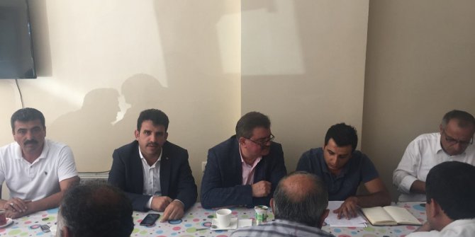Çaturoğlu, Çayırlı bölgesi muhtarlarıyla bir araya geldi