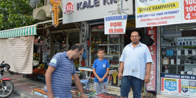 Bıçakçılarda bayram yoğunluğu
