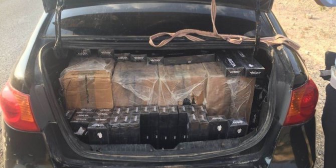 Gaziantep’te 895 karton kaçak sigara ele geçirildi