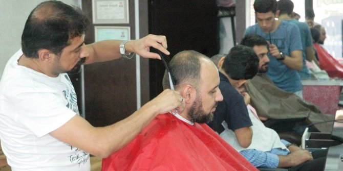 Berberlerin bayram mesaisi