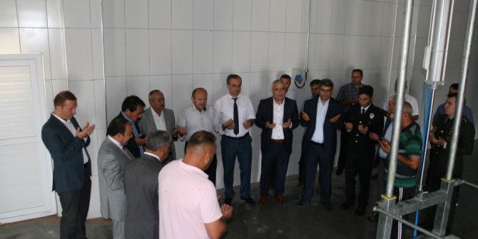 Kulu’da yapımı tamamlanan hayvan kesimhanesi açıldı