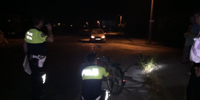 Dalaman’da otomobil bisiklete çapıştı; 1 yaralı