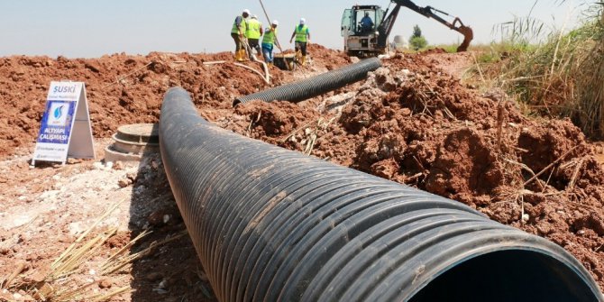 Harran’da alt yapı çalışmaları devam ediyor