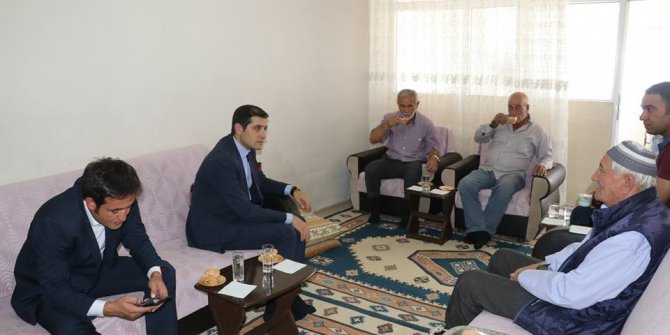 Kaymakam Erat ev ziyaretlerine devam ediyor
