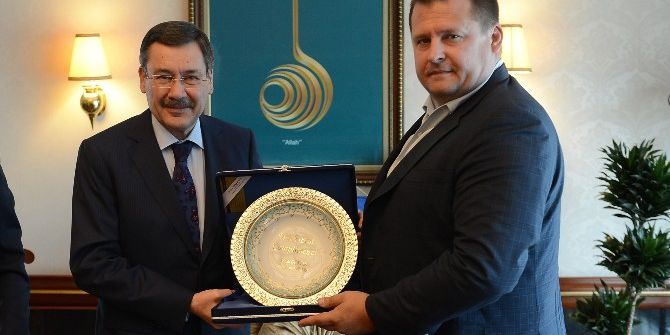 Başkan Gökçek’e Ukrayna Heyetinden Ziyaret