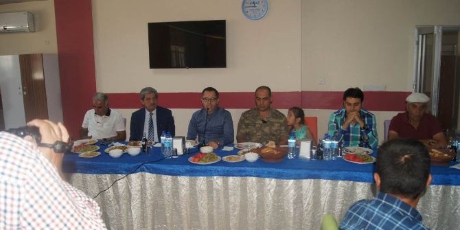 Kaymakam Koç, Şehit Aileleriyle Bir Araya Geldi