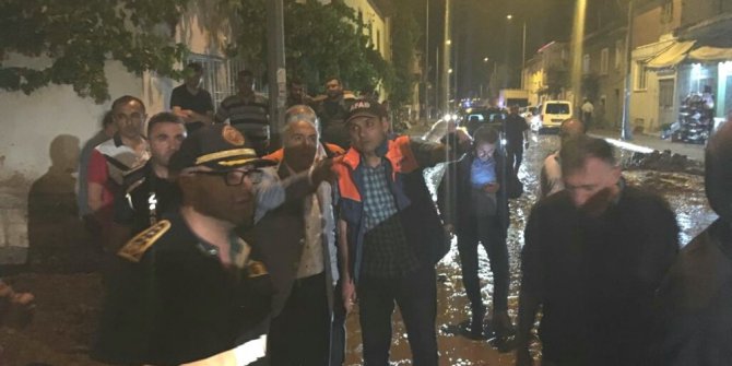 Denizli Valisi sel ve heyelan bölgesinde