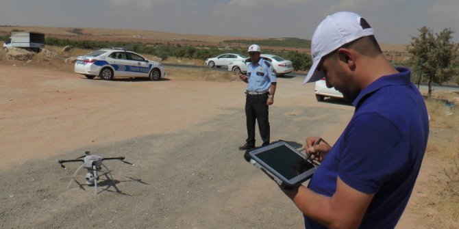 Havadan İHA karadan radar ile trafik denetimleri