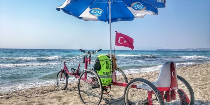 Bisiklet kullanımını yaygınlaştırmak için kendi bisikletini kendisi üretti