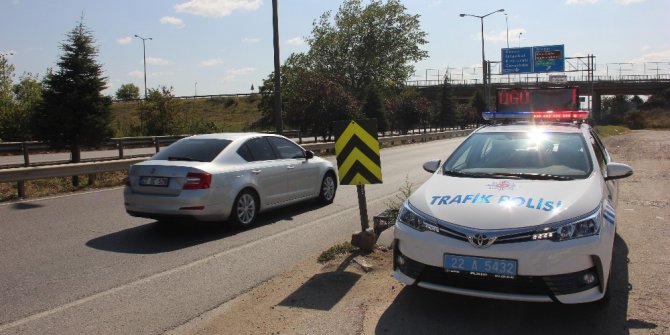 Sürücülere şekerli, kolonyalı uyarı