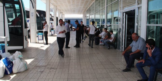 Van otogarında durgunluk