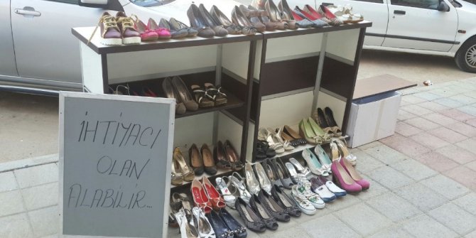 Midyatlı ayakkabıcı esnaftan örnek davranış