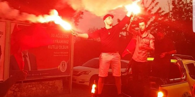 Zafer Bayramı’nda fener alayı coşkusu