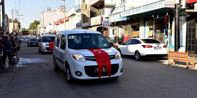 Ceylanpınar Belediyesi araç filosuna 5 yeni araç daha katıldı