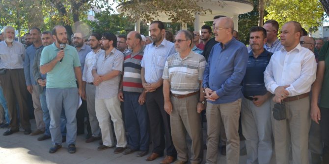 Arakan Katliamı Balıkesir’de protesto edildi